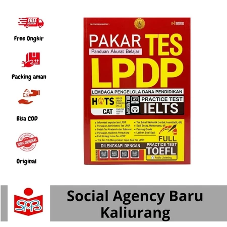 Buku Pakar Tes LPDP Tim Tenor Original Panduan Lengkap Lolos Beasiswa