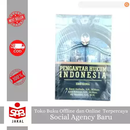 Buku Pengantar Hukum Indonesia Edisi Kedua Original – Referensi Mahasiswa Hukum Best Seller