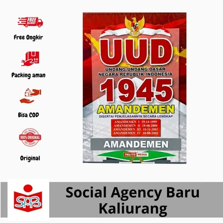 Buku UUD 1945 Amandemen Dan Penjelasannya – Palito Media (ISBN 9789792596144)