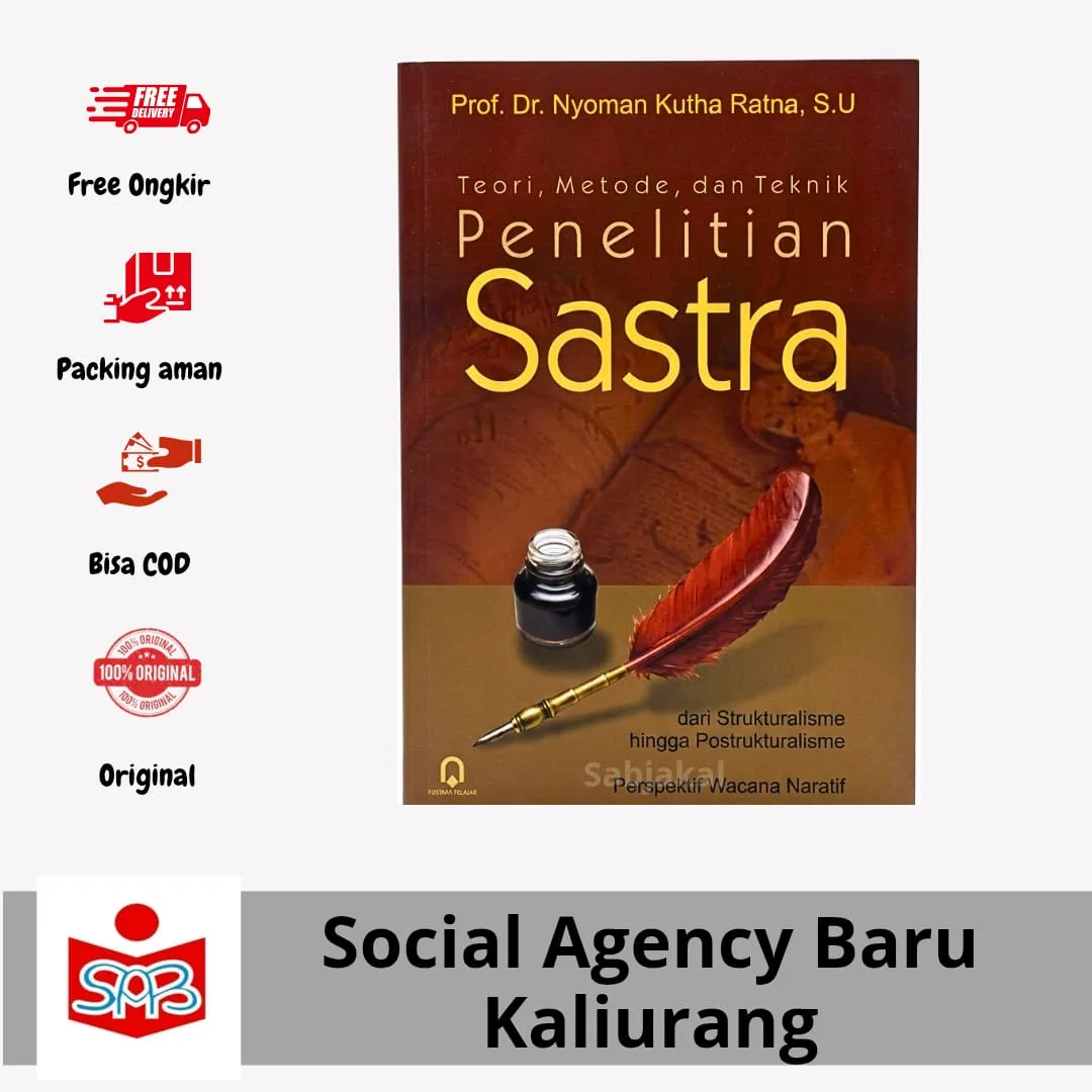 Buku Teori, Metode, dan Teknik Penelitian Sastra – Pustaka Pelajar Original ISBN 9789793721552